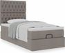 Maison Exclusive - Cadre de lit ottoman avec matelas taupe, 80x200 cm, textile