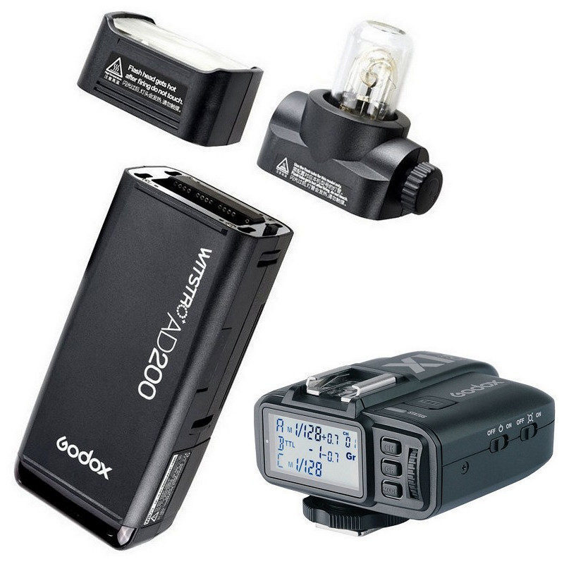 Godox Witstro AD200 Portable Flitser + X2 Transmitter voor Sony