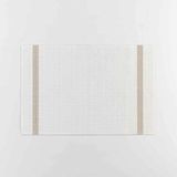 Décline Goldira placemat, wit/goud, 30 x 45 cm