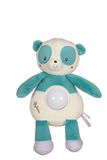 GIPSY Toys Panda nachtlampje pluche serie "Bamboo" 26 cm S/kaart blauw en beige 1e leeftijd