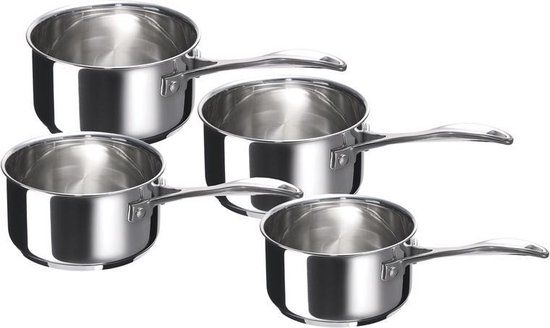 Beka RVS Steelpannen Set van 4