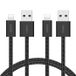 Belkin BoostCharge USB 2.0 USB-C naar USB-C/Lightning kabel Zwart