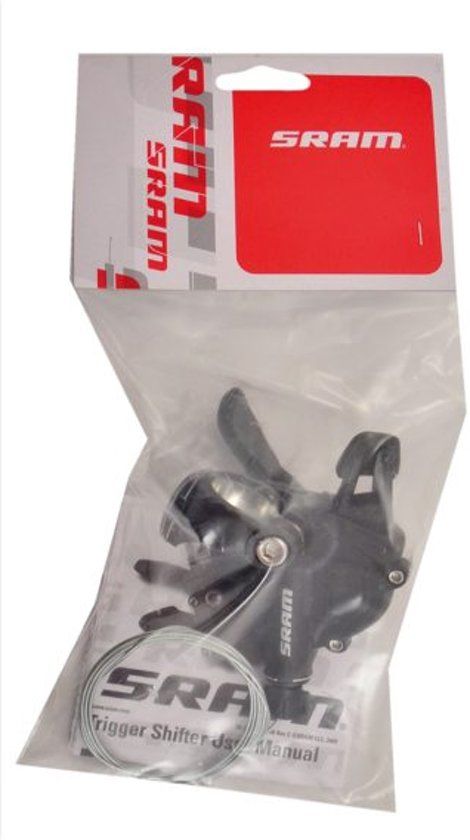 SRAM X4 Trigger Shifter - 3 Speed - Black