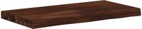 vidaXL Tafelblad Donkerbruin Glas 60 x 20 x 3 cm