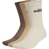 adidas uniseks-volwassene Linear Crew Cushioned Socks 3 Pairs, WONDERWHI/MAGBEI/EARSTR, 45-48