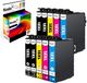 Epson 10 cartouches compatibles avec les modèles Epson 18XL T1811-T1814