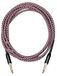 Cascha Professionele Line Gitaarkabel, Recht, Tweed Red, 3m
