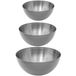 Secret de Gourmet bols de service - Set 7x pièces - Inox - D24/D19/D13 cm - argent
