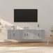Maison Exclusive - Ensemble de meubles TV 3 pièces, gris Sonoma, placage bois