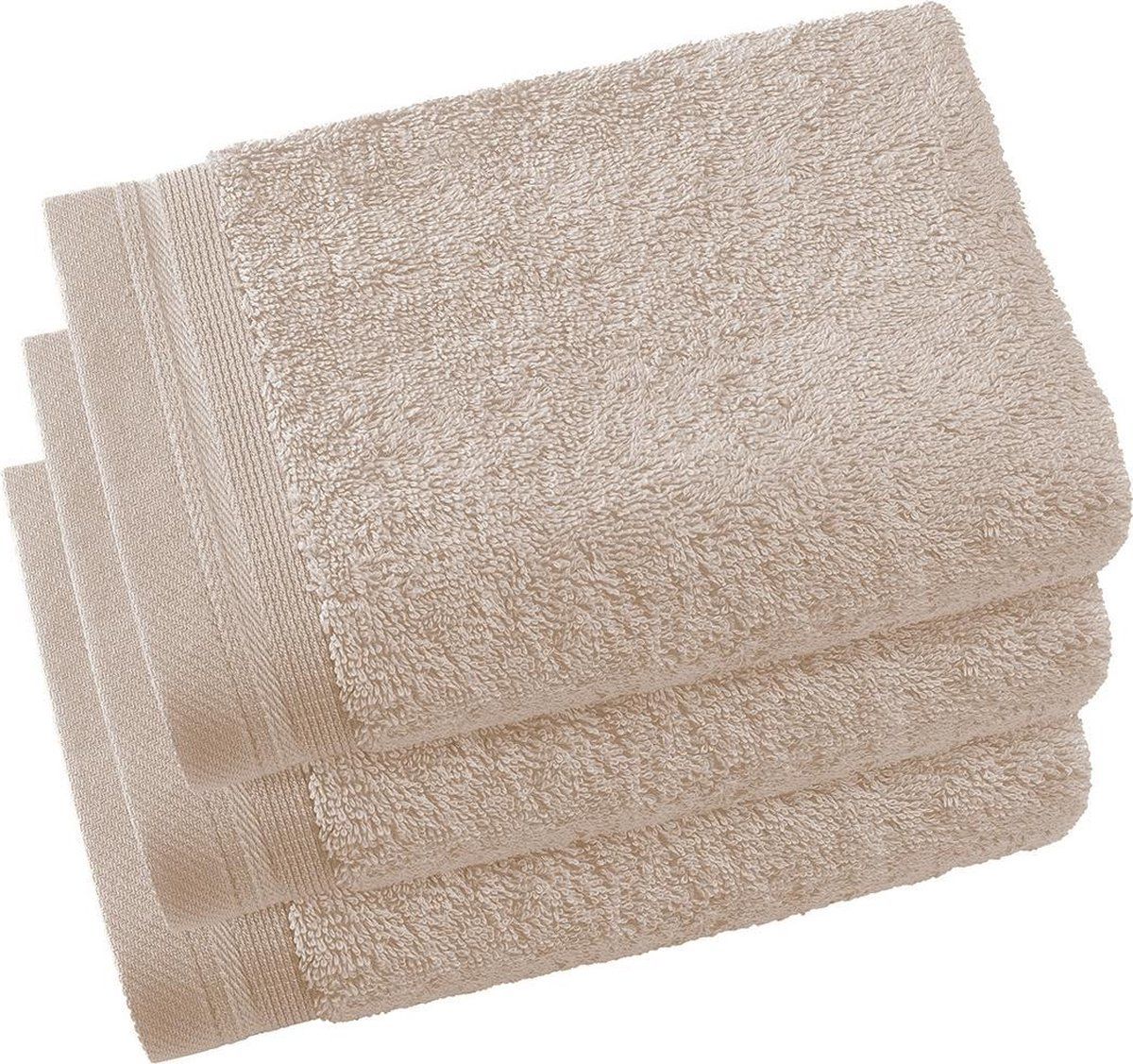 De Witte Lietaer Contessa - Gastendoekjes - 40x60 cm - Set van 3 - Sand