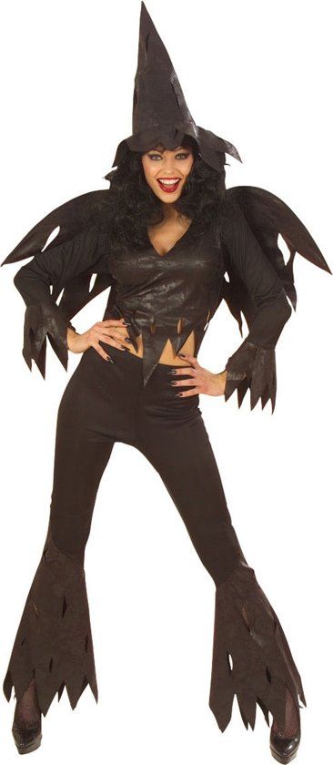Generik Versleten heks kostuum voor dames Halloween - Verkleedkleding - Small