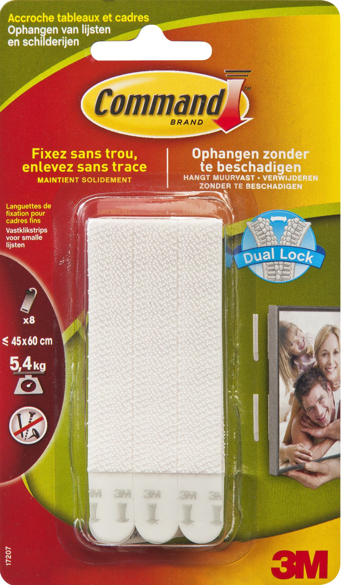 Command Fotolijststrips Wit Smal