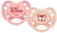 Dodie Duo anatomische fopspenen - +6 maanden - Rode panda