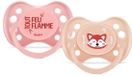 Dodie Duo anatomische fopspenen - +6 maanden - Rode panda