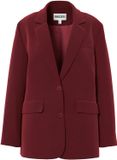 PIECES Curve PIECES - PCKAMIL LS LOOSE BLAZER NOOS BC QX - Meisjes - Blazers - Tawny Port - Maat 46