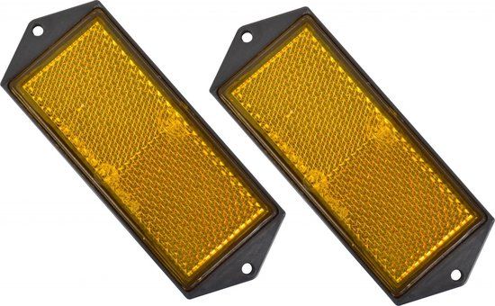 Carpoint reflectorset 104 x 40 mm 2 stuks oranje