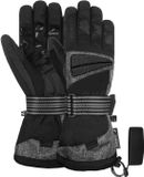 Reusch Sweeber III R-TEX® XT Unisex Volwassenen Handschoenen Zwart-Donkergrijs Maat 11