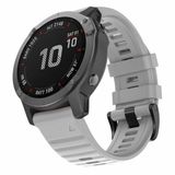 By Qubix - Siliconen bandje - Grijs - 22mm Quickfit - Geschikt voor Garmin Epix Gen 2 (47mm) / MARQ / Quatix 7/6/5