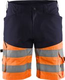 Blåkläder Short met stretch High Vis 1541-1811 - Marineblauw/Oranje - C46