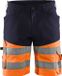 Blåkläder Short met stretch High Vis 1541-1811 - Marineblauw/Oranje - C46