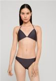 Urban Classics Piped Triangle Bikini set XL Zwart