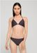 Urban Classics Piped Triangle Bikini set XL Zwart