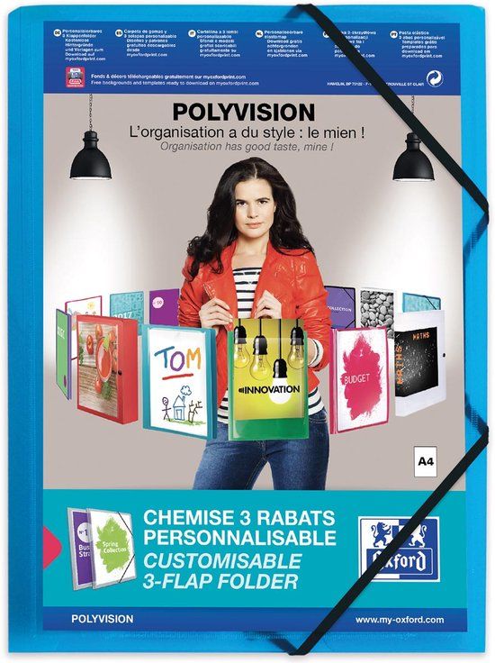Modling elastomap Polyvision blauw