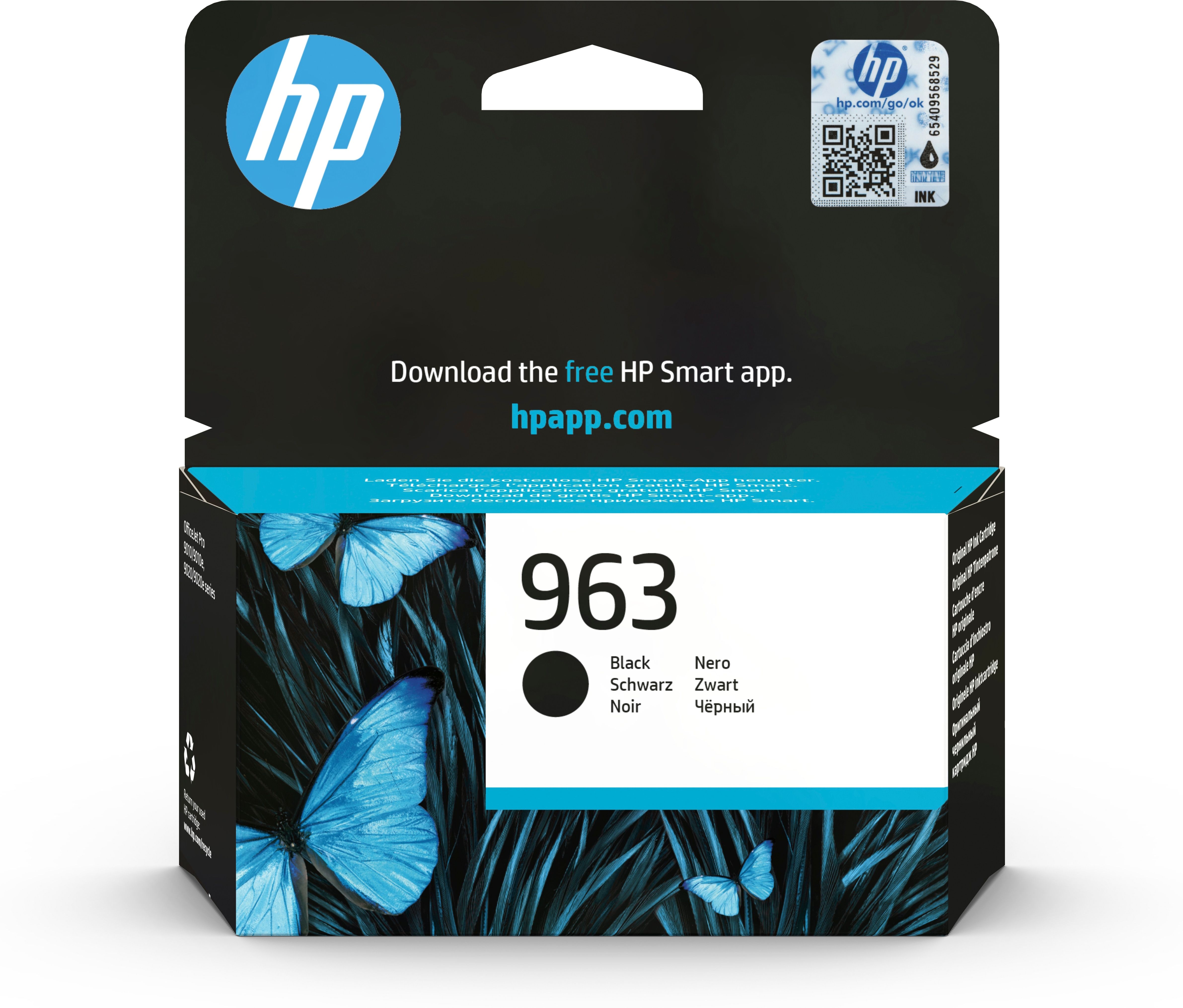 HP 963 Zwarte inktcartridge - Origineel