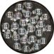 Othmar Decorations mini kerstballen - 24x st - transparant parelmoer - glas - 2,5 cm