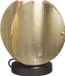 Osram DECOR Gevouwen Globe Tafellamp E27, 260mm, Goud, Staal geëlektroplateerd, Industrieel, Textielkabel