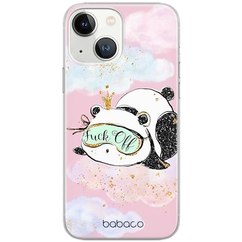 ERT GROUP mobiele telefoonhoesje voor iPhone 13 MINI - Babaco Panda 001 - TPU
