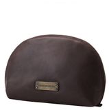Sacoche en cuir Keaton, brun café, 26x16x7 cm