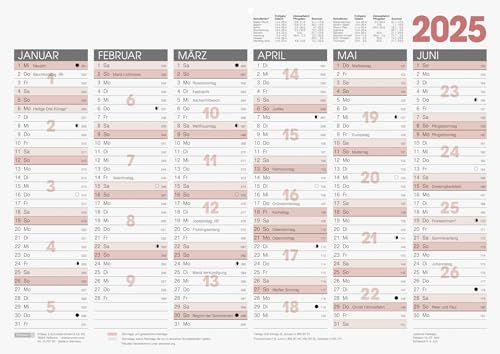 BRUNNEN Tafelkalender (2025), A3 liggend