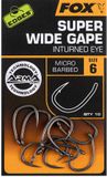 Fox Rage Fox Carp Fox Edges Super Wide Gape Haak (Gebogen Oog) Grijs 4