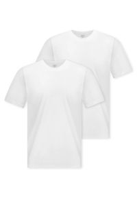 Schiesser T-shirt col rond blanc 2 pièces