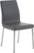 CLP Colmar Chaise de salle à manger - Similicuir gris