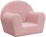 vidaXL Kinderbank - Roze - Zacht - Pluche