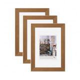walther design Grado HI430E3 Fotolijsten, eiken, 24 x 30 cm, houten frame, verpakking van 3