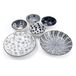 Lachineuse Japanse Maaltijdset - 2 Diepe Borden (21 cm) en 4 Rijstkommen (11,5 cm) - Aziatische Stijl Bloemen - Blauw en Wit - Traditioneel Japans Servies Zen - Japans Cadeau-idee