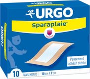 Urgo Sparaplaie Steriel Klevend Verband 10 x 7 cm 10 Verbandmiddelen