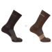 Salomon Chaussettes "EVASION CREW 2-PACK" pour activités sportives, haute teneur en coton, avec polyamide