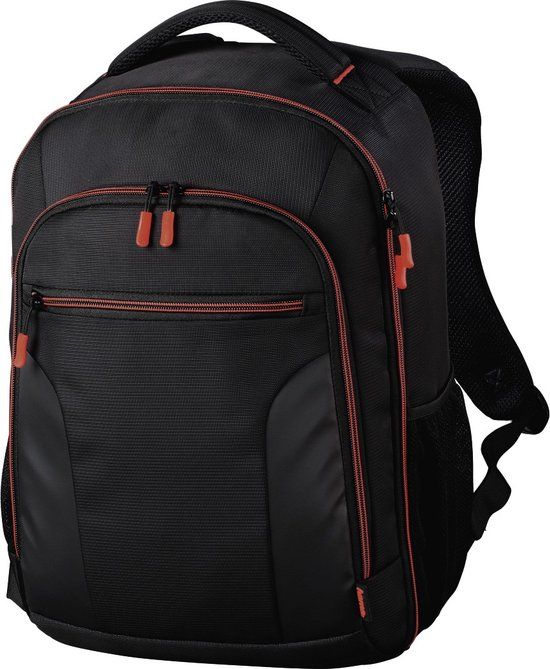 Hama Miami Camera Rugzak - Zwart/Rood - 11L