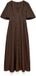 Vero Moda Jurk VMMELANEY Lange jurk Chocolate Torte