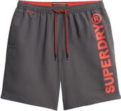 Superdry SPORT GRAPHIC 17 SWIM SHORT Heren Zwembroek - Charcoal