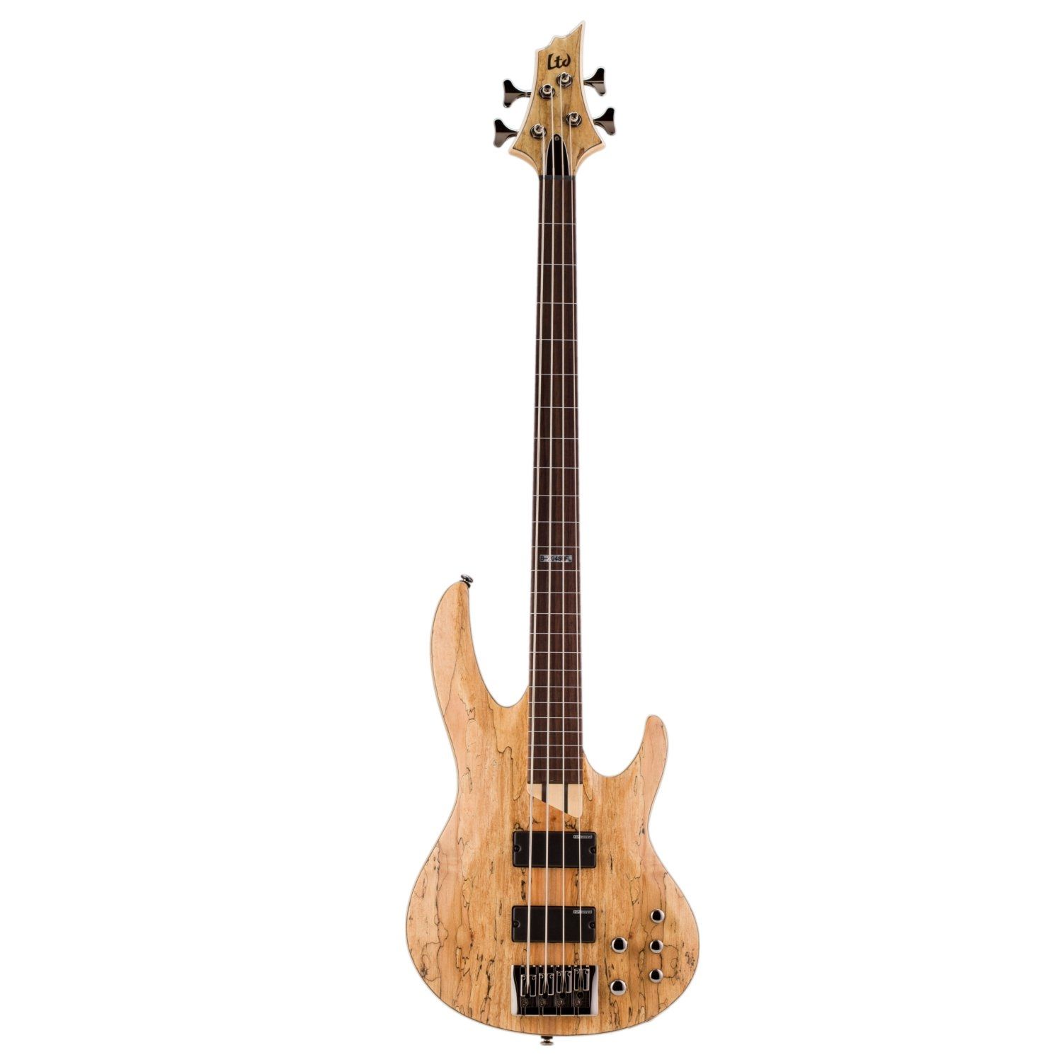 ESP LTD B-204SM-FL Natural Satin fretloze basgitaar