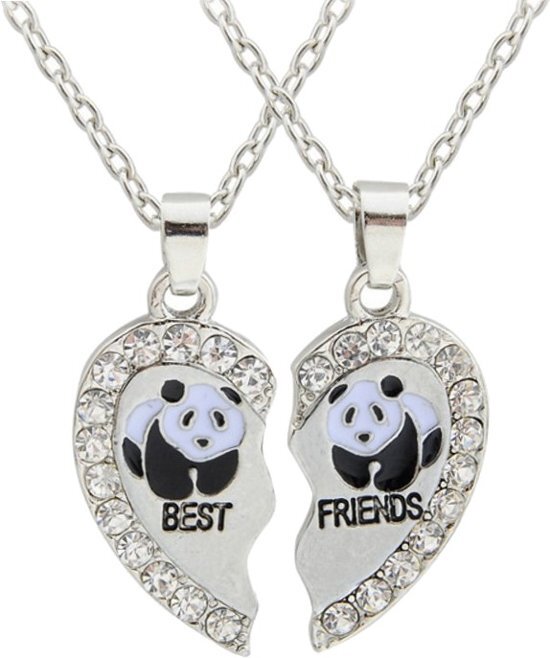 Fako BijouxÂ® - Vriendschapsketting - Best Friends - Panda