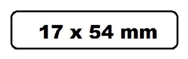 Quantore Labeletiket DK-11204 17x54mm wit