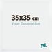Your Decoration Cadre photo 35x35 cm MDF Blanc mat Catania