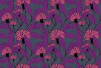 AS Creation Fotobehang cloves 2 DD114597 Livingwalls Walls by Patel Bleu, Violet, Rose PET 50 cm x 50 cm