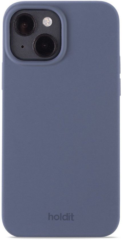 Holdit Silicone Case geschikt voor Apple iPhone 14 / 13 - Pacific Blue